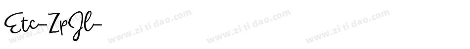 Etc-ZpJl字体转换