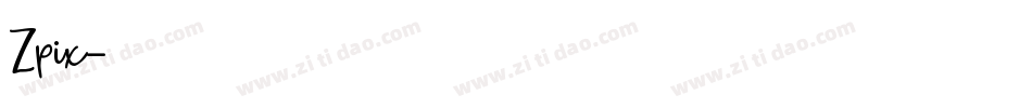 Zpix生成器字体转换