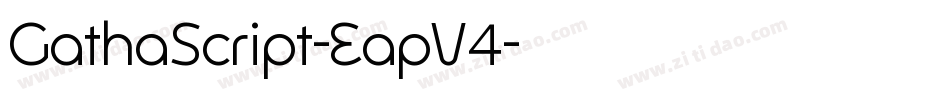GathaScript-EapV4字体转换