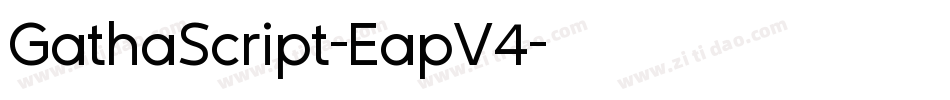 GathaScript-EapV4字体转换