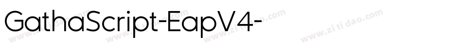 GathaScript-EapV4字体转换