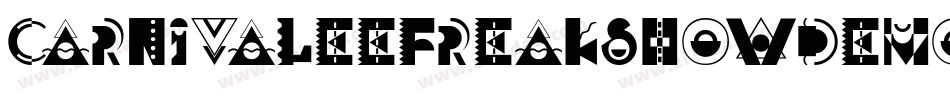CarnivaleeFreakshowDemo-AGn2字体转换