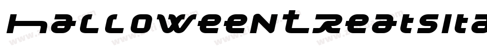 HalloweenTreatsItalic-8M802字体转换
