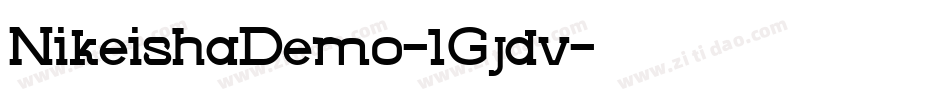 NikeishaDemo-1Gjdv字体转换