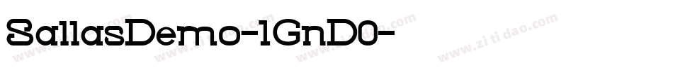 SallasDemo-1GnD0字体转换