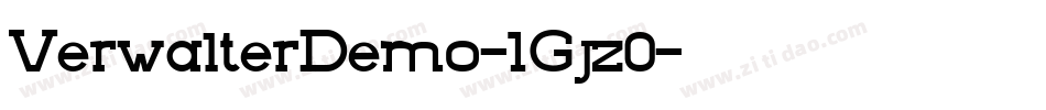 VerwalterDemo-1Gjz0字体转换