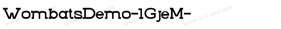 WombatsDemo-1GjeM字体转换