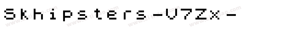 Skhipsters-V7Zx字体转换