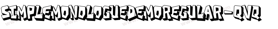 SimpleMonologueDemoRegular-qVq0字体转换 SimpleMonologueDemoRegular-qVq0字体转换