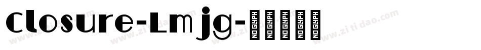 Closure-Lmjg字体转换