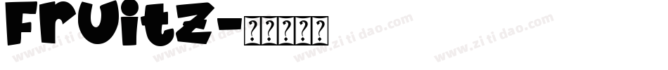 Fruitz字体转换