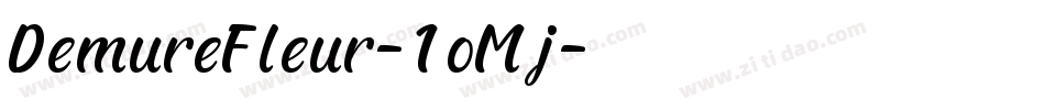 DemureFleur-1oMj字体转换