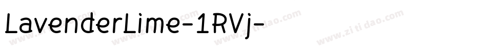 LavenderLime-1RVj字体转换