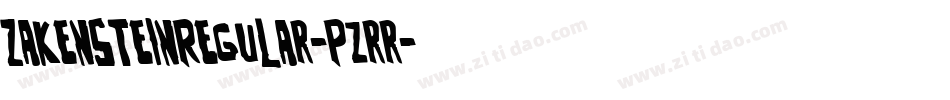 ZakensteinRegular-pzrr字体转换 ZakensteinRegular-pzrr字体转换