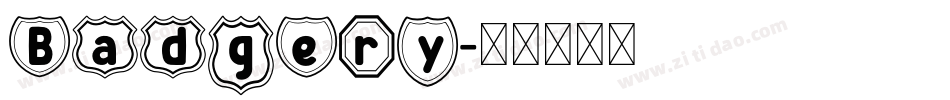 Badgery字体转换