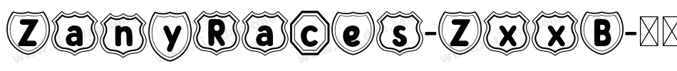 ZanyRaces-ZxxB字体转换