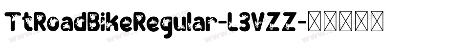 TtRoadBikeRegular-L3VZZ字体转换
