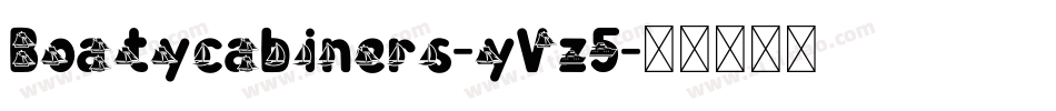 Boatycabiners-yVz5字体转换