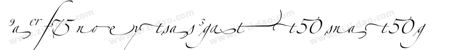 ZapfinoExtraLT-Alternate字体转换