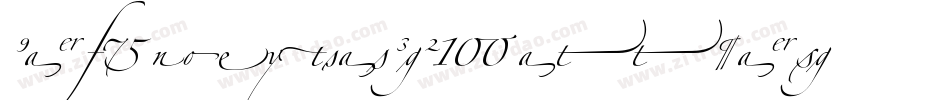 ZapfinoExtraLT-SmallCaps字体转换