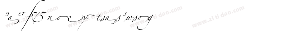 ZapfinoExtraLTPro字体转换