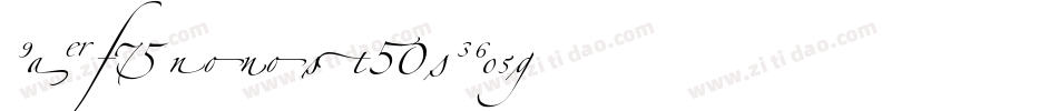 ZapfinoForteLTW05字体转换