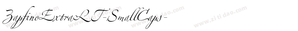 ZapfinoExtraLT-SmallCaps字体转换