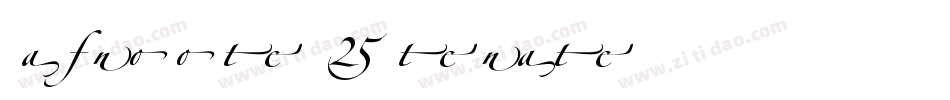 ZapfinoForteLT-Alternate字体转换