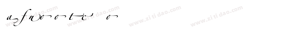 ZapfinoForteLTPro字体转换
