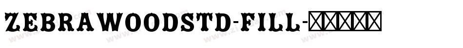 ZebrawoodStd-Fill字体转换