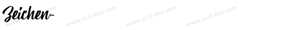 Zeichen字体转换