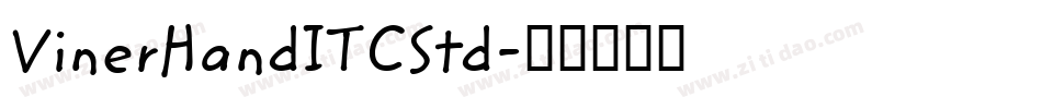 VinerHandITCStd字体转换