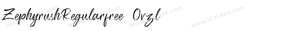 ZephyrushRegularfree-2Ovzl字体转换