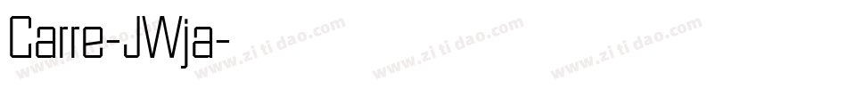 Carre-JWja字体转换