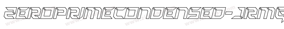 ZeroPrimeCondensed-JRmGo字体转换