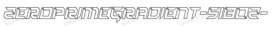 ZeroPrimeGradient-518OZ字体转换