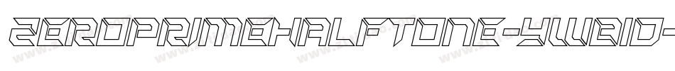 ZeroPrimeHalftone-ywB1d字体转换