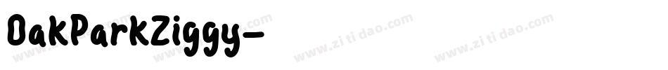 OakParkZiggy字体转换