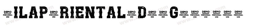 ZilapOriental-dJPg字体转换