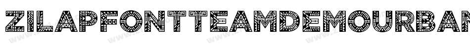 ZilapFontTeamDemoUrban-RpKjV字体转换