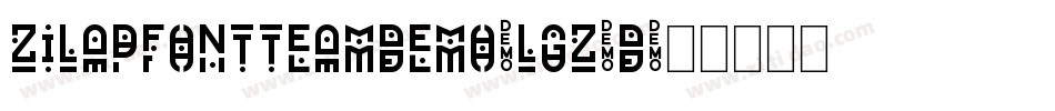 ZilapFontTeamDemo-lgZ2D字体转换