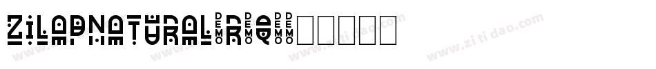 ZilapNatural-R2q6字体转换