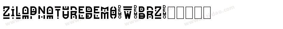 ZilapNatureDemo-w1Brz字体转换