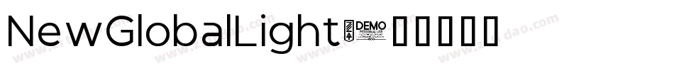 NewGlobalLight字体转换