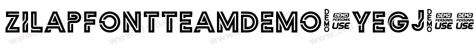 ZilapFontTeamDemo-9YEgj字体转换