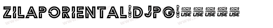 ZilapOriental-dJPg字体转换