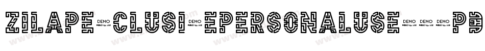 ZilapExclusivePersonalUse-2XPd字体转换 ZilapExclusivePersonalUse-2XPd字体转换
