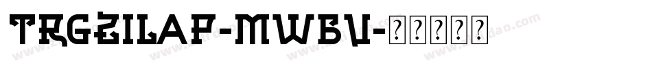 TrgZilap-MwBv字体转换