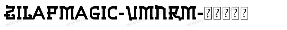 ZilapMagic-vmnRM字体转换