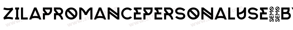 ZilapRomancePersonalUse-4Byjx字体转换